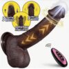 Realistic Automatic Black Dildo